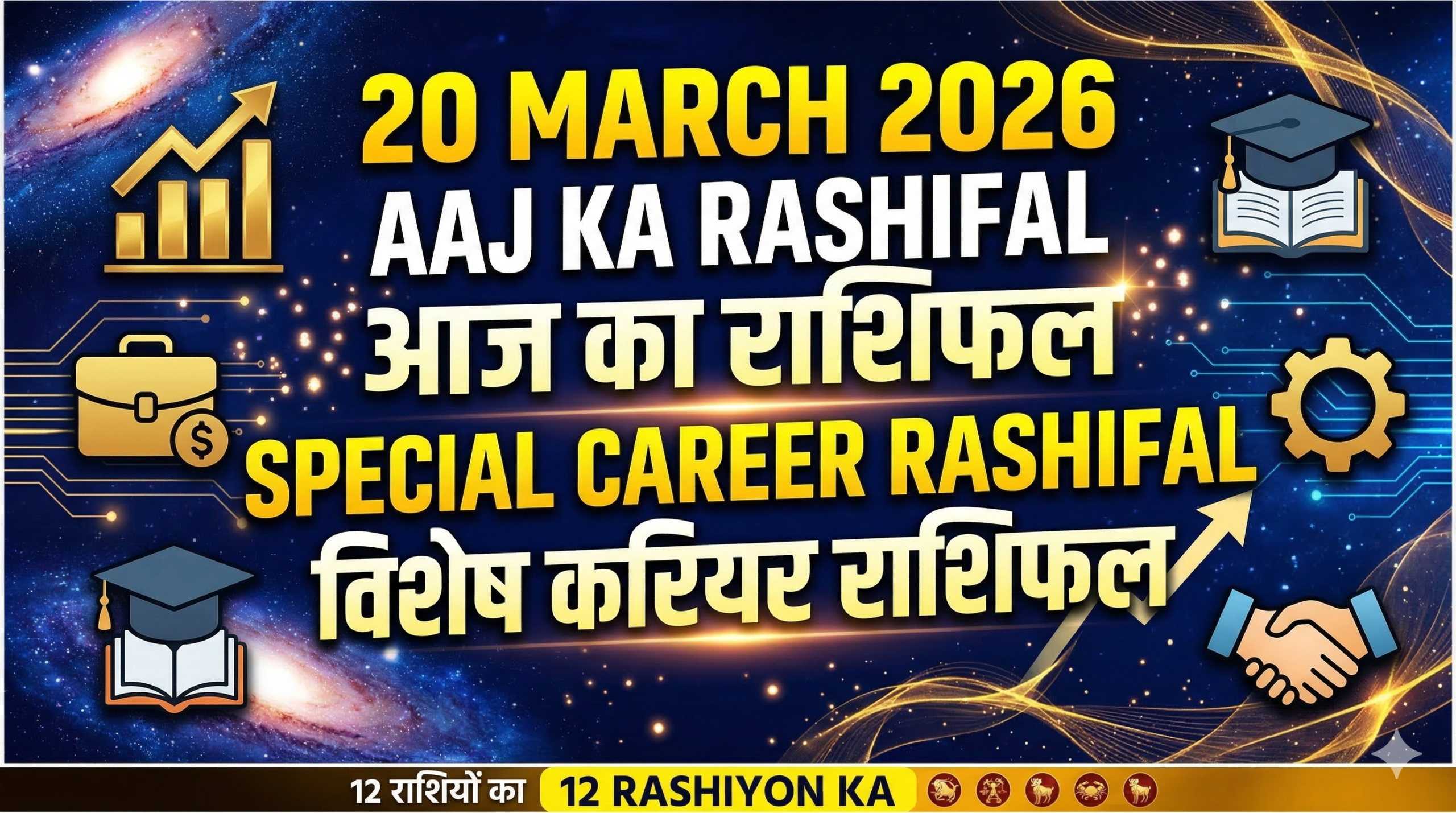 Read more about the article 20 March 2026 Aaj Ka Rashifal: करियर और स्वास्थ्य